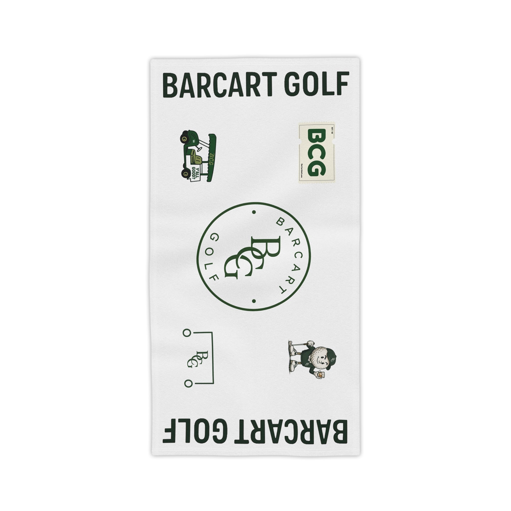 Barcart Golf - All Logos Golf Towel