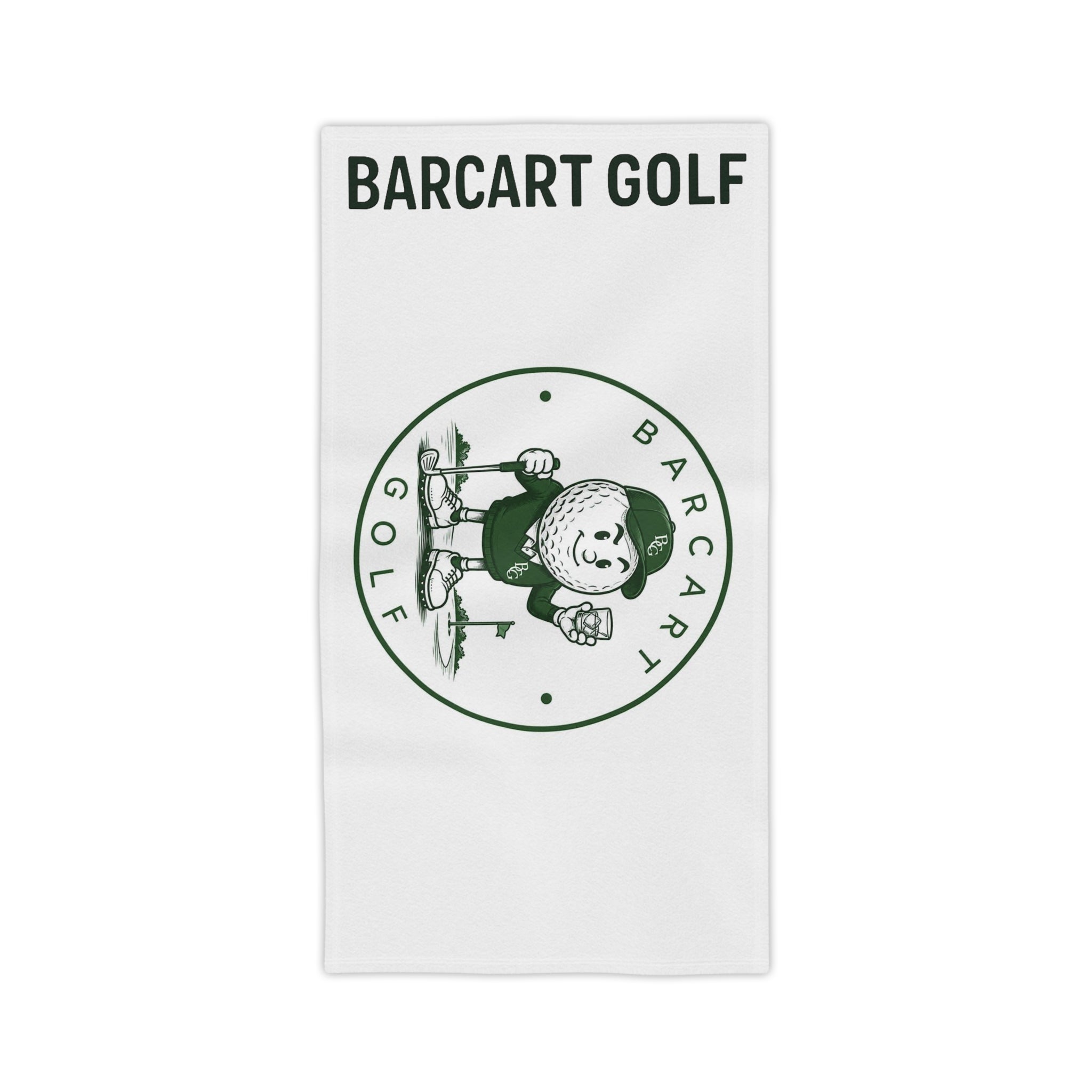 Barcart Golf Logo Beach Towel — perfect for the golf bag