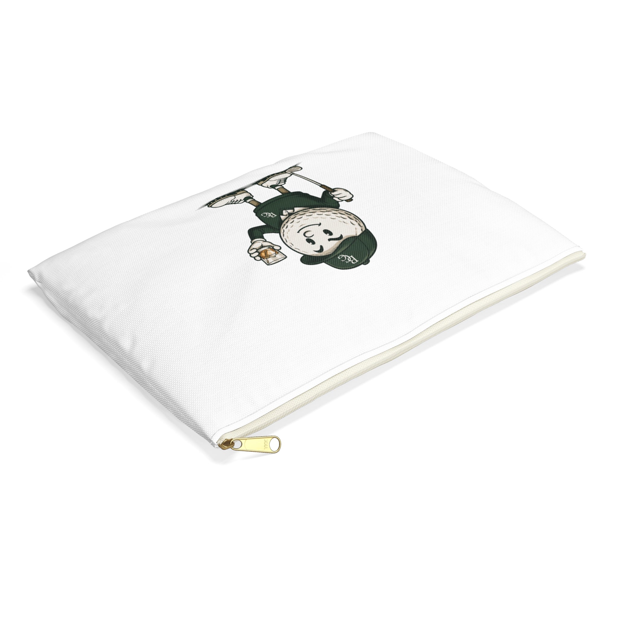 Golf Ball Mascot Accessory Pouch — BCG Ticket Design