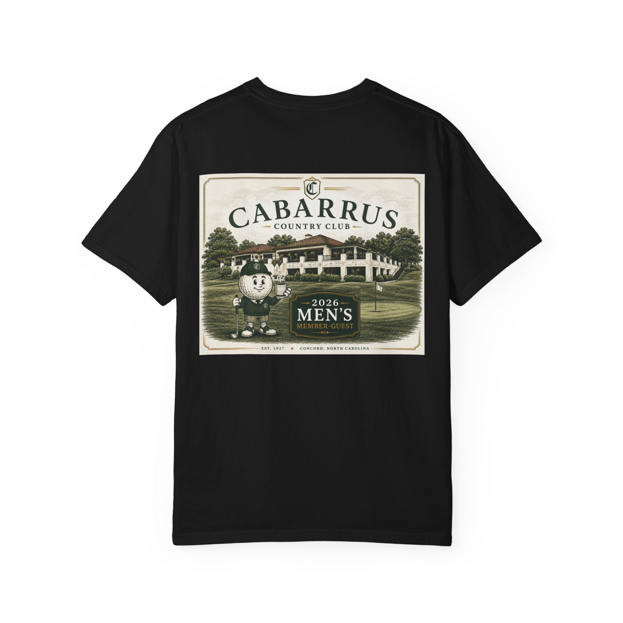 Cabarrus Country Club Vintage Golf T-Shirt - 2026 Men's Tournament Design