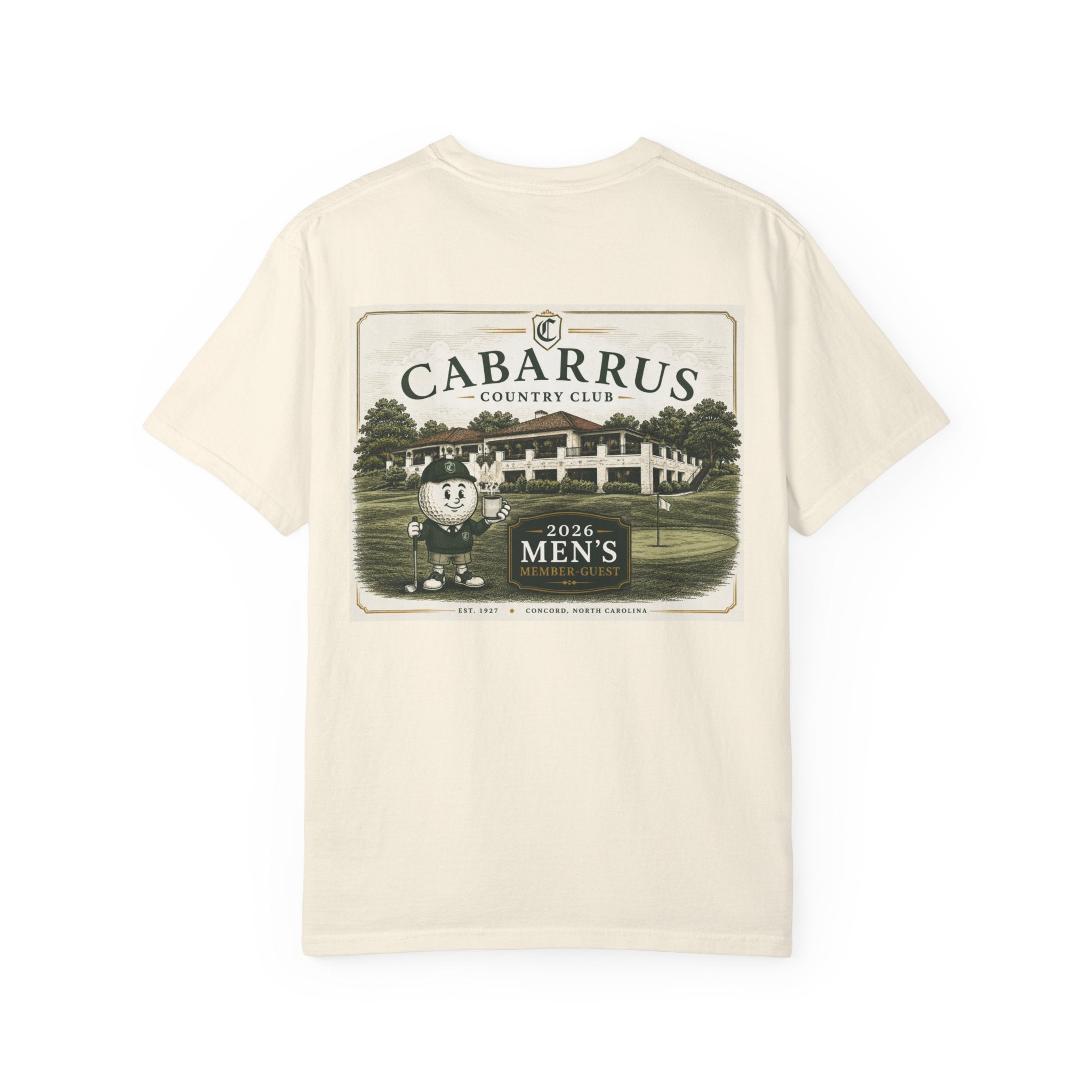 Cabarrus Country Club Vintage Golf T-Shirt - 2026 Men's Tournament Design