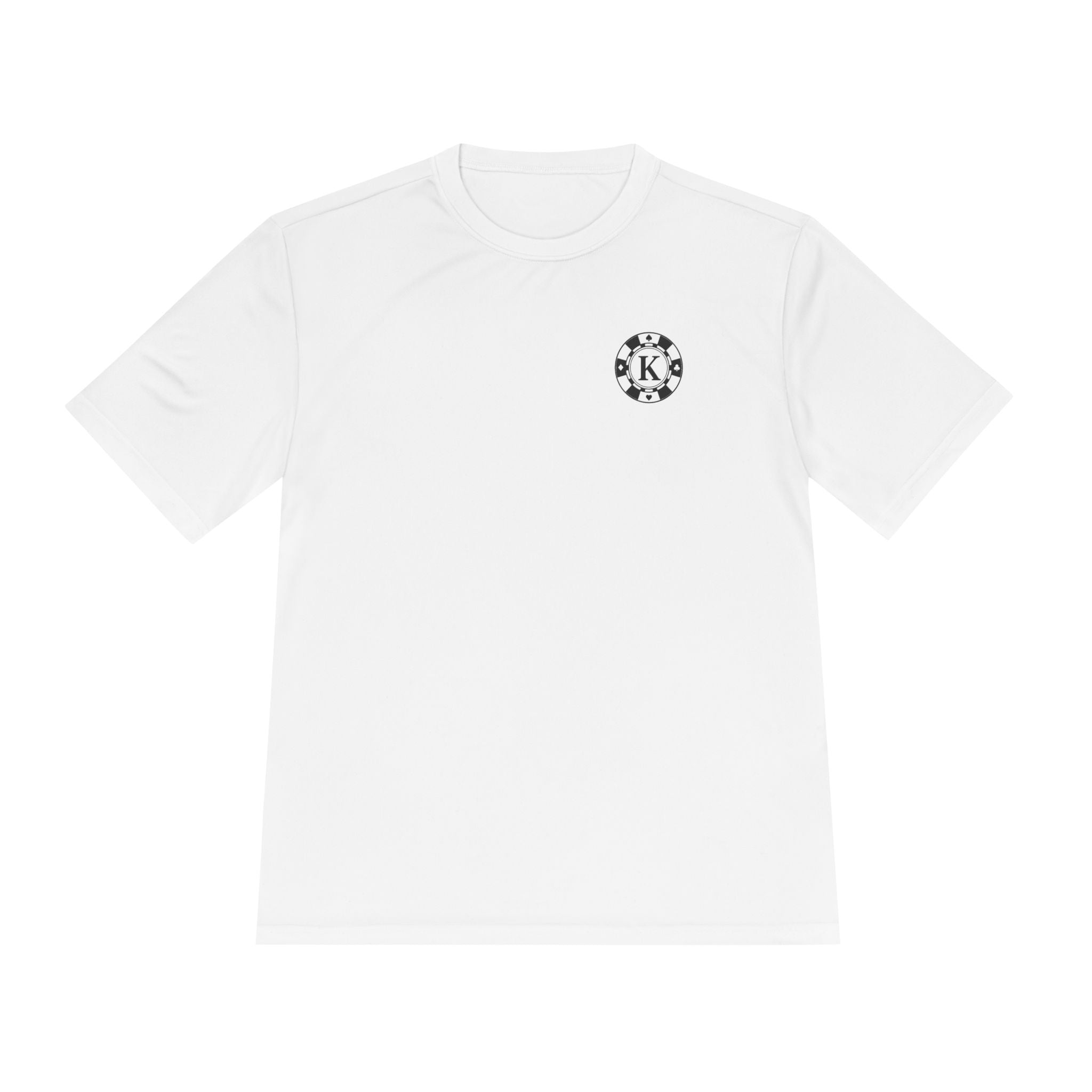 Las Vegas Bachelor Party Tee — Custom 'K' Poker Chip Design