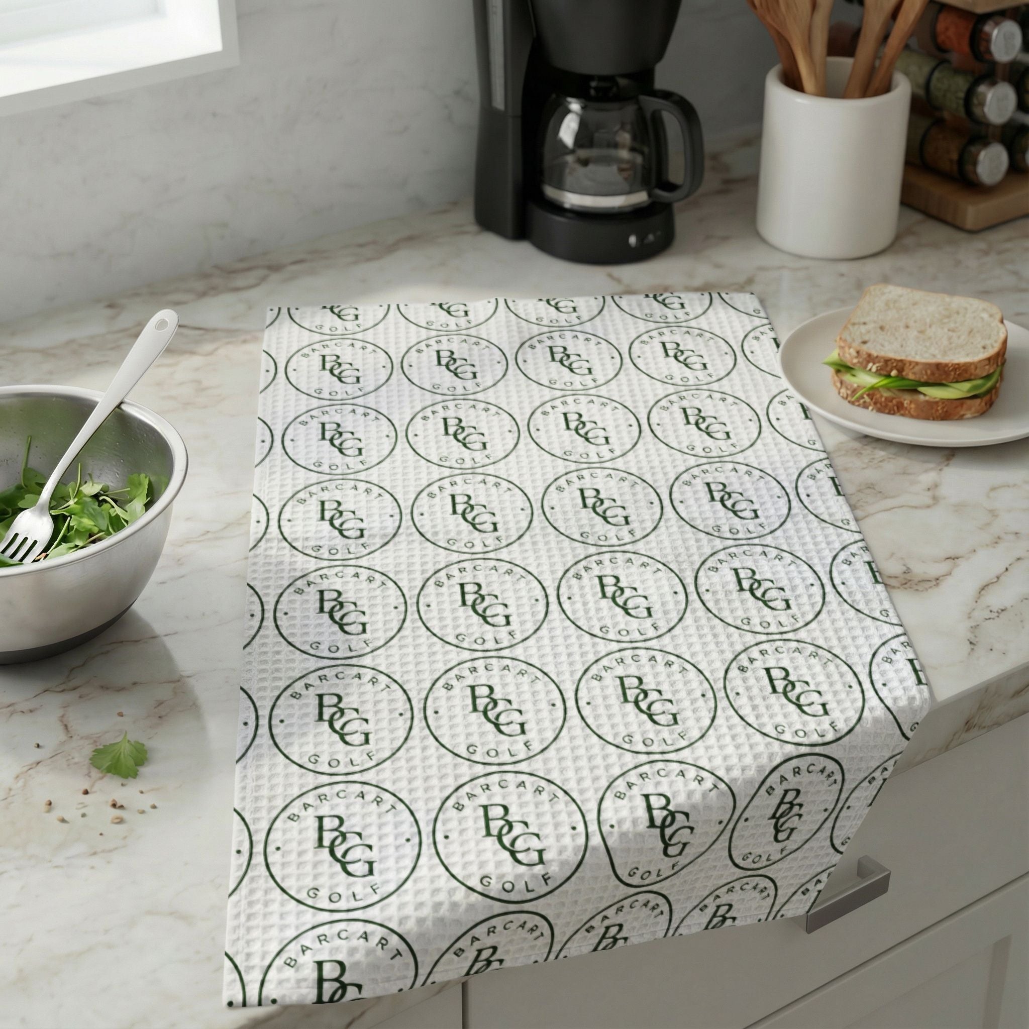 T’s Towel — Repeating RG Logo