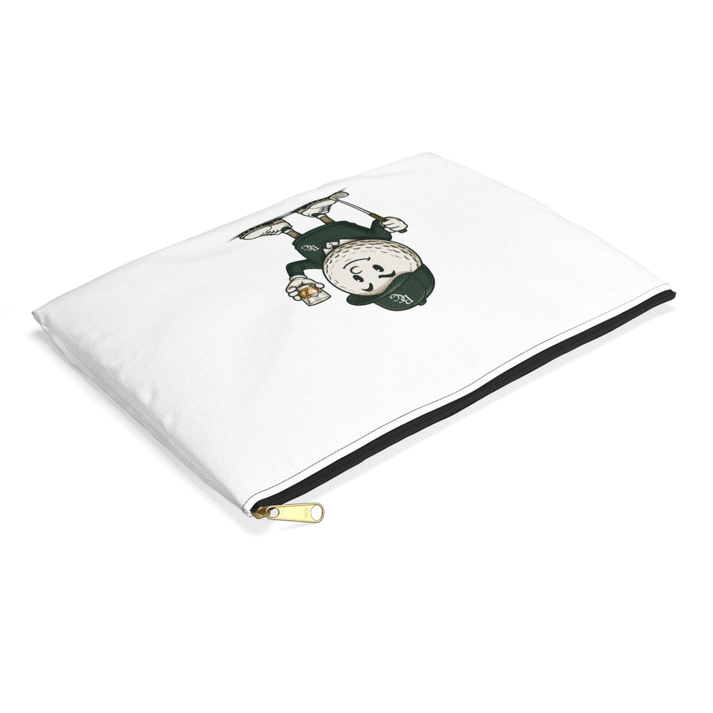 Golf Ball Mascot Accessory Pouch — BCG Ticket Design
