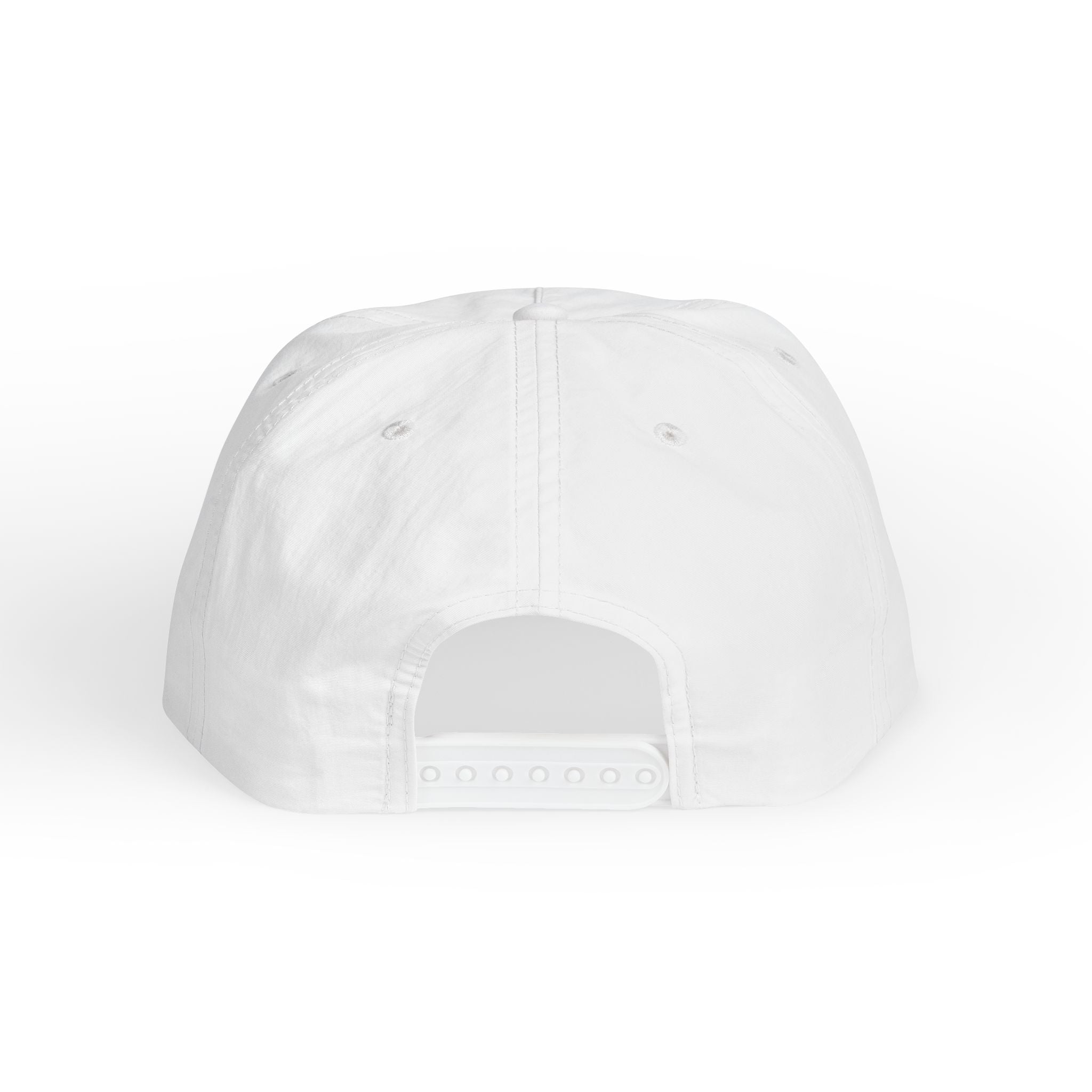 BCG Surf Cap – White Snapback Hat with Distressed Logo