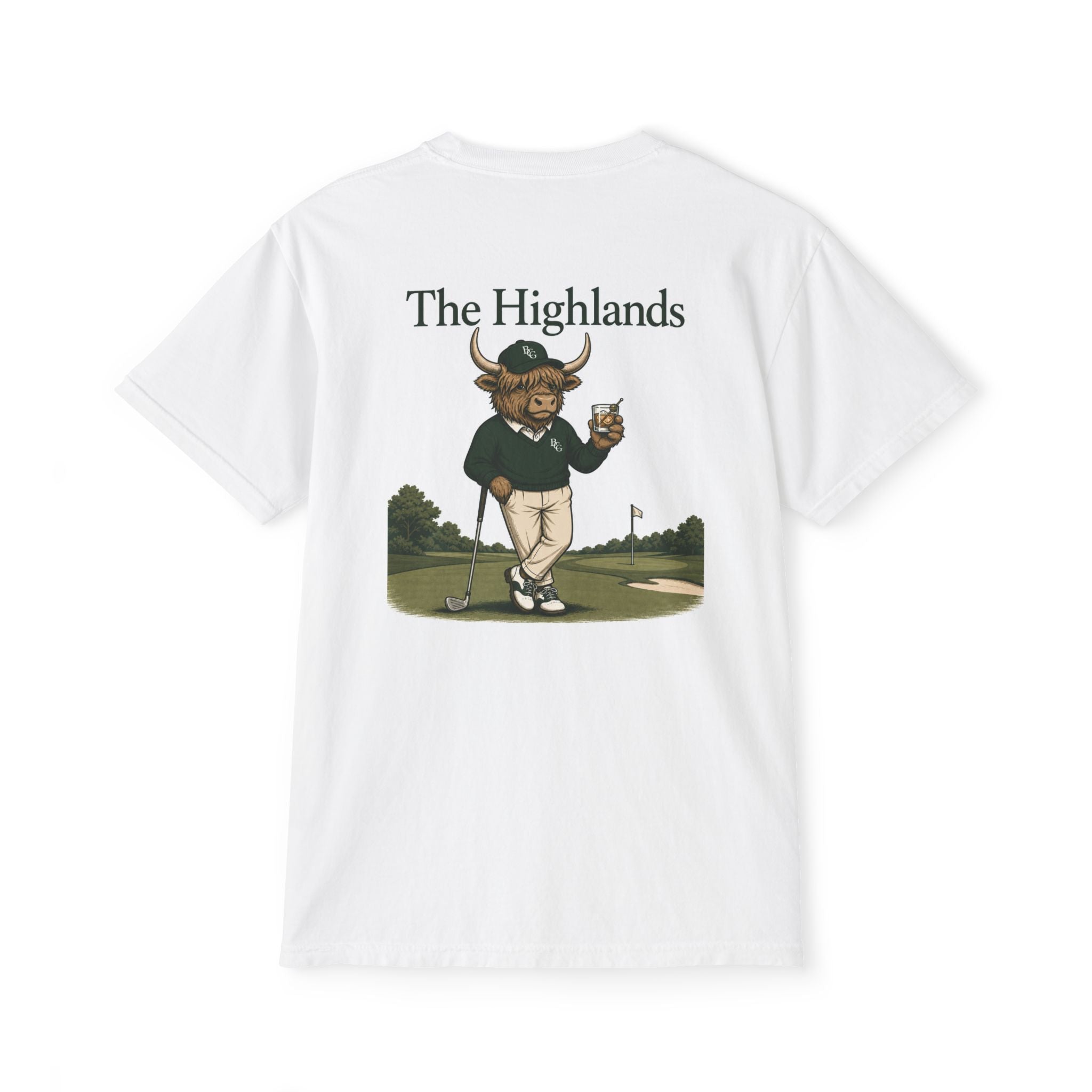 BCG & Highlands Golf Club Pocket T-Shirt