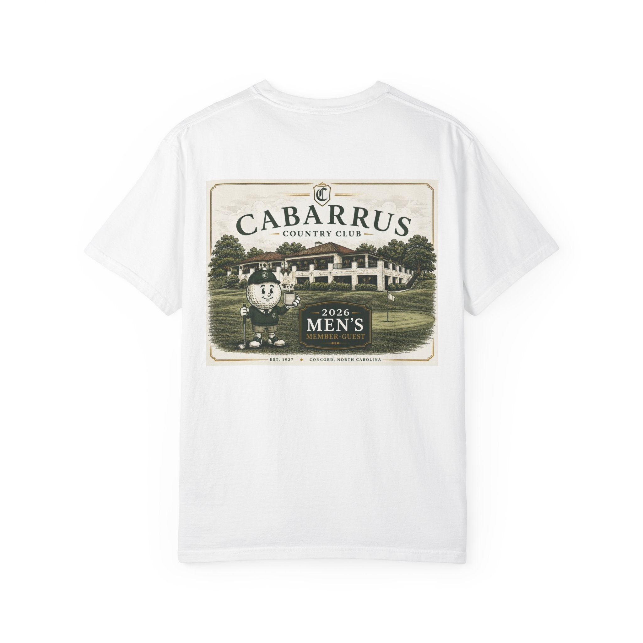 Cabarrus Country Club Vintage Golf T-Shirt - 2026 Men's Tournament Design