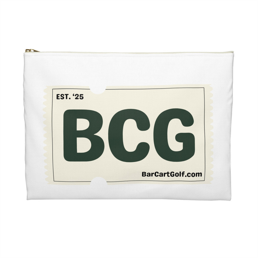 Golf Ball Mascot Accessory Pouch — BCG Ticket Design