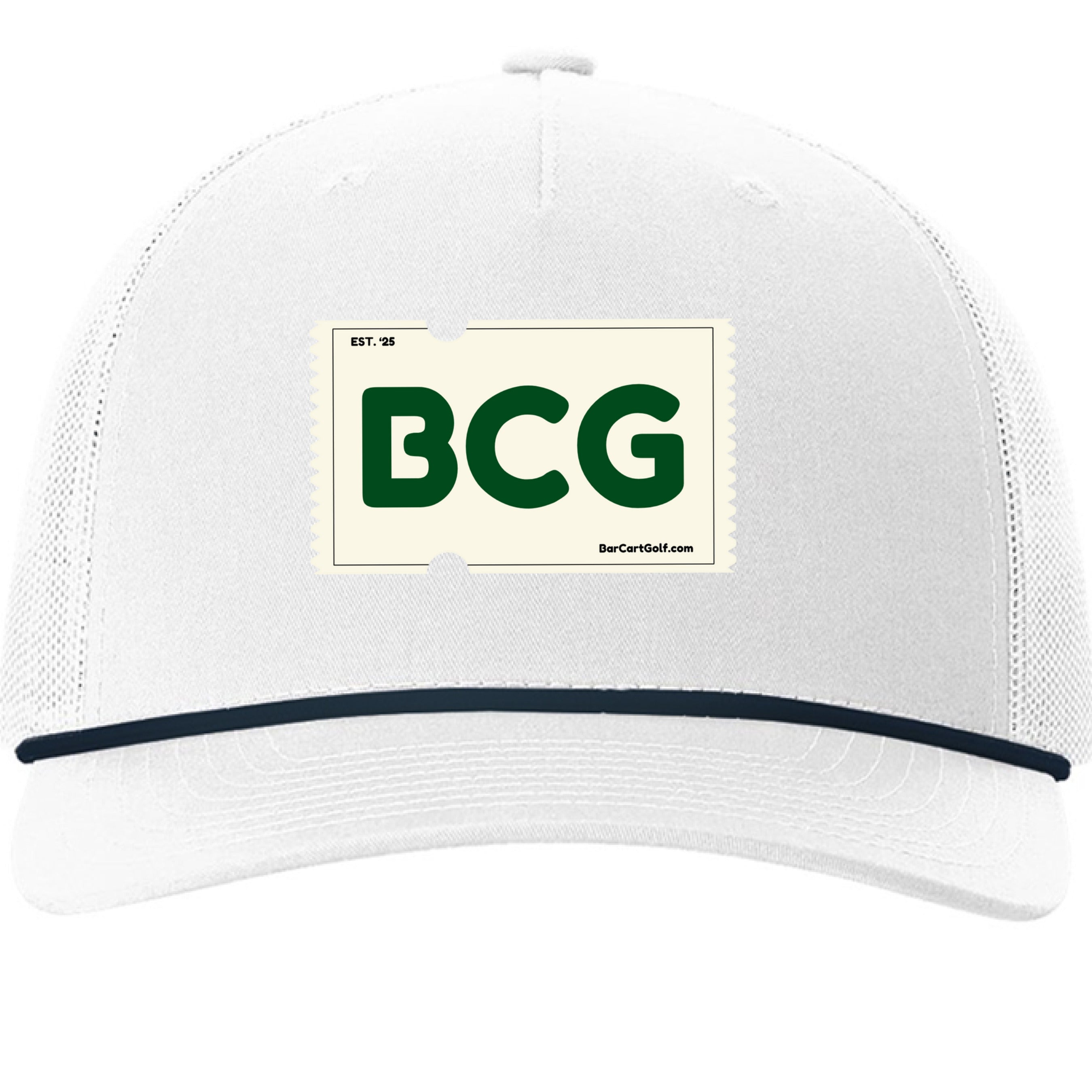 White/ Navy - FRONT